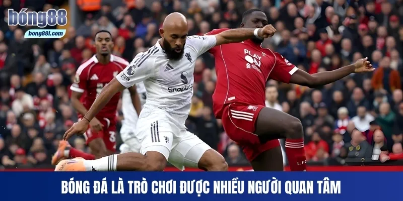 Bóng đá là trò chơi được nhiều người quan tâm