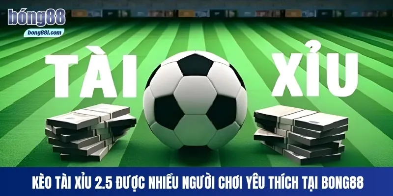 Kèo Tài Xỉu 2.5 được nhiều người chơi yêu thích tại Bong88
